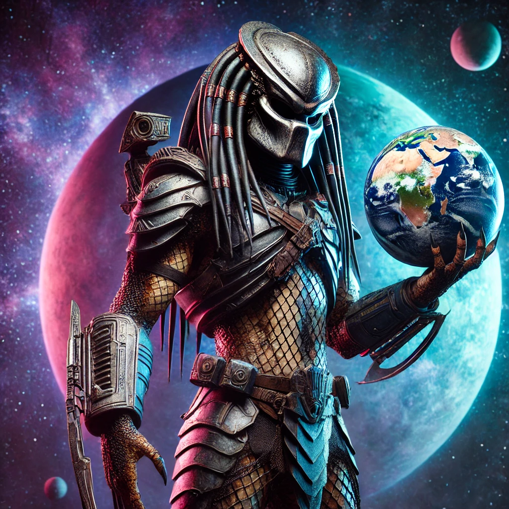 Yautja warrior & mouse